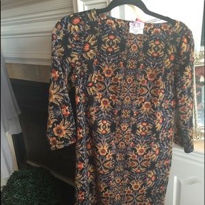 Cotton Dress Fall Colors